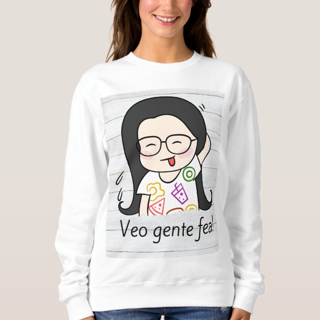 Camiseta veo gente fea (Frente)