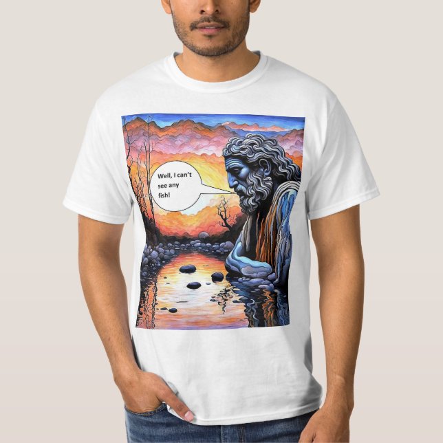 Camiseta Ver algum peixe (Frente)