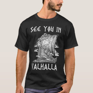 Camiseta Ver-te em Valhalla Nordic Viking Mythology 3