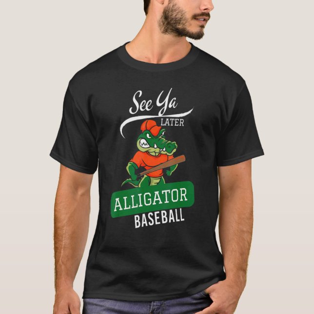 Camiseta Ver Ya Mais Tarde Alligator Men Mulheres Crocodilo (Frente)