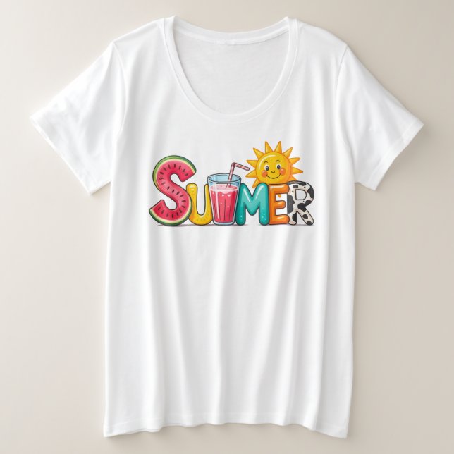 Camiseta Verão (Frente do Design)