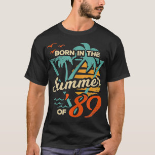 Camiseta Verão 89 31º Aniversário Oferece Homens de 31 Anos