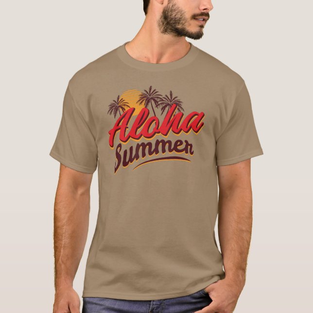 Camiseta Verão Aloha (Frente)