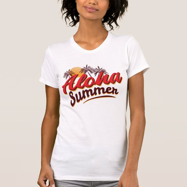 Camiseta Verão Aloha (Frente)