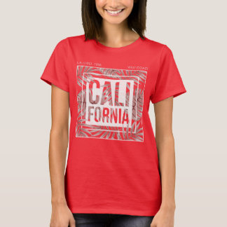 Camiseta Verão Californiano para Sempre - Folhas Tropicais