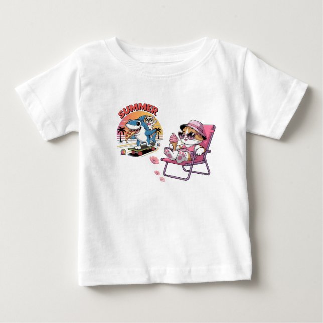 Camiseta Verão com amigos (Frente)