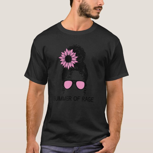 Camiseta Verão da fúria em troca dos direitos das mulheres (Frente)