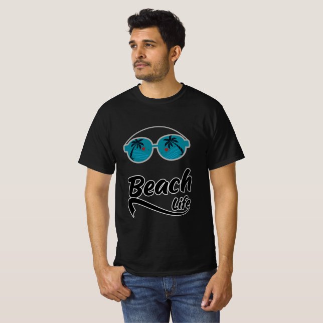 Camiseta Verão da vida na praia (Frente Completa)