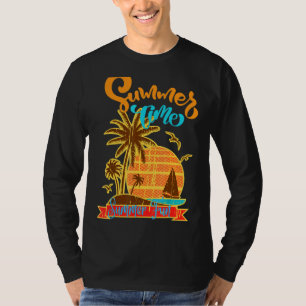 Camiseta Verão de 2022 Hora de relaxar o verão divertido Te