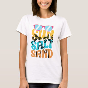 Camiseta Verão de areia salgada