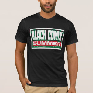 Camiseta Verão de Comix Preta (Pan-Africano)
