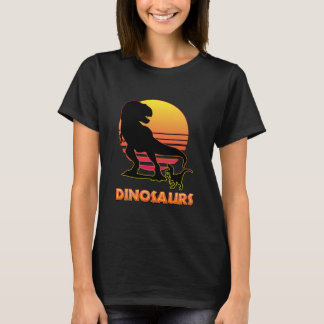Camiseta Verão de Dinossauro para crianças adultos Verão Di