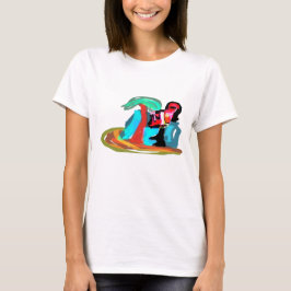 Camiseta Verão de flamingo rosa
