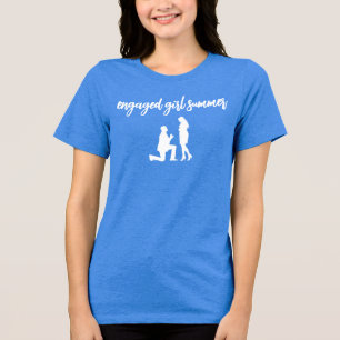 Camiseta Verão de Menina Engajada Cute Proposta Engajamento
