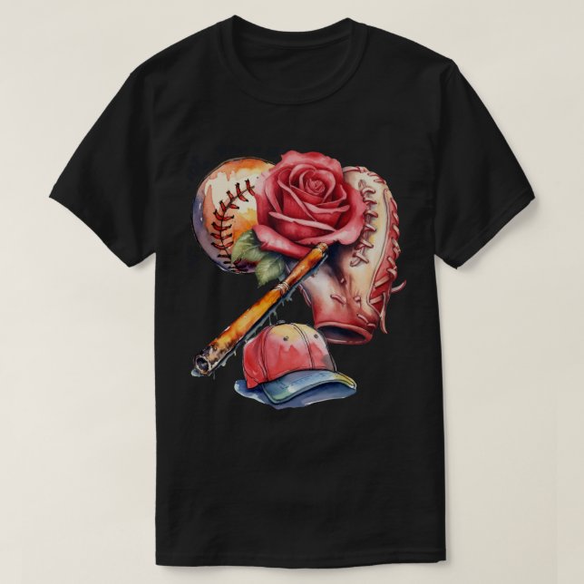 Camiseta Verão de Softball (Frente do Design)