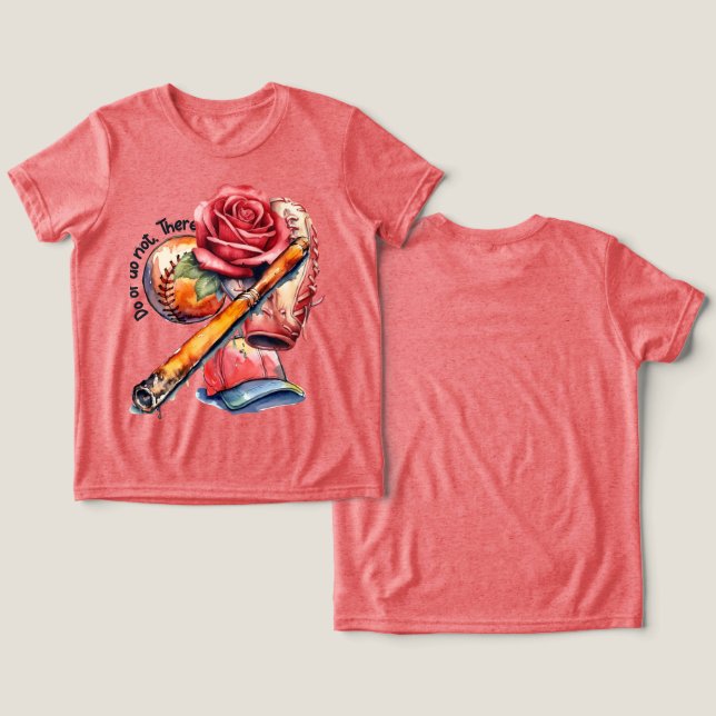 Camiseta Verão de Softball (Design Frente e Verso)