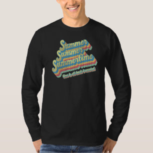 Camiseta Verão de Verão de Verão de Verão