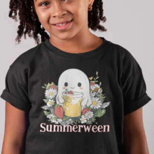Camiseta Verão do Fantasma de Halloween
