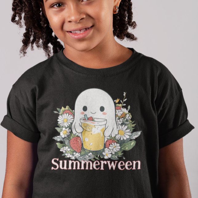Camiseta Verão do Fantasma de Halloween (Criador carregado)