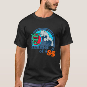 Camiseta Verão do Geek retrô de 85 ondas grandes do Japão