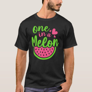 Camiseta Verão Em Melão Meninas Melancia