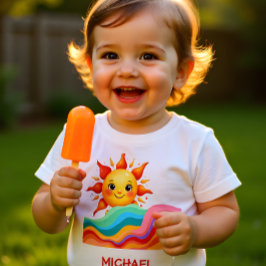 Camiseta Verão Feliz e Ensolarado
