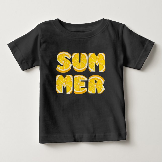Camiseta Verão Limão Artístico (Frente)