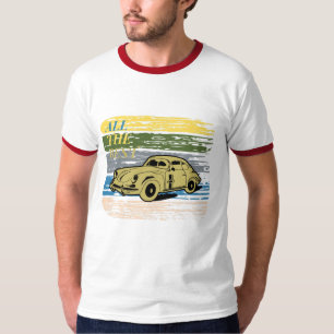 Camiseta Verão Masculino Vintage 