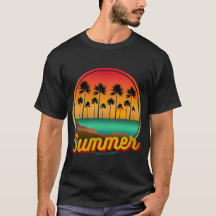 Camiseta verão natureza pôr do sol