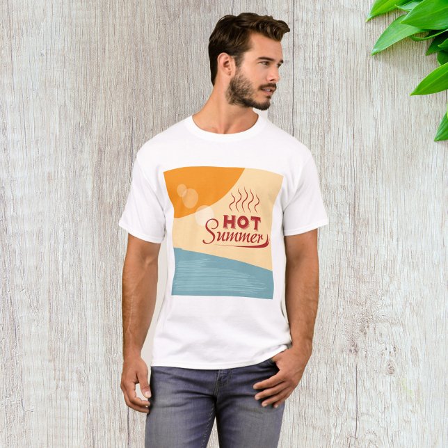 Camiseta Verão quente (Criador carregado)