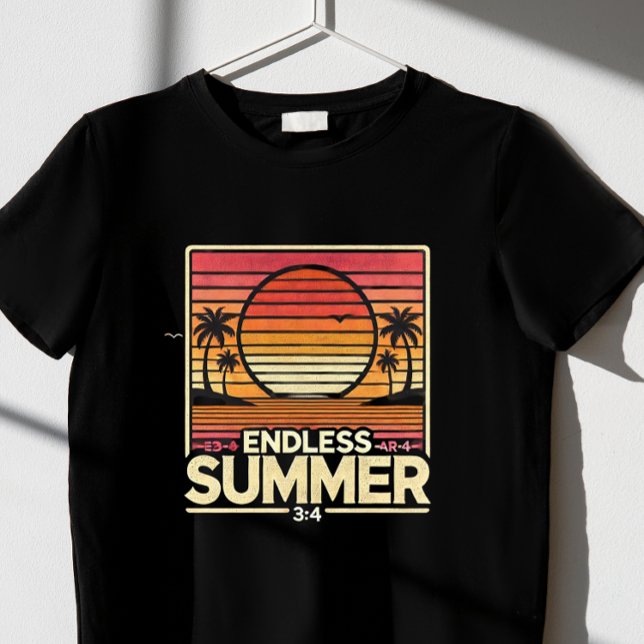 Camiseta verão sem fim (Criador carregado)