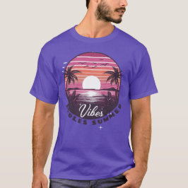 Camiseta Verão Sem Fim - Vibração de Férias Vintage