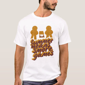 Camiseta Verão significa Design de jogos divertidos mais el