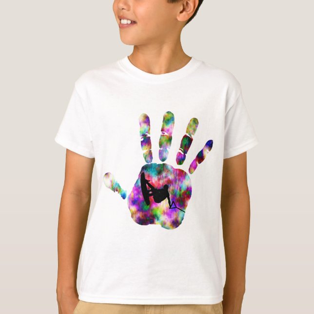 Camiseta Verão simples de Wakeboard (Frente)