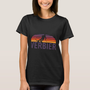 Camiseta Verbier Swiss Suiça Ski Resort Snowboard