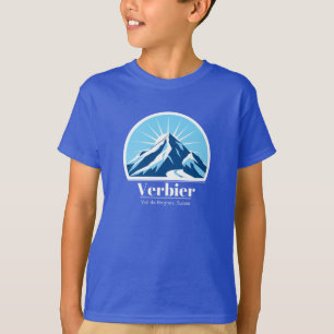 Camiseta Verbier Val de Bagnes suiça roupas para crianças