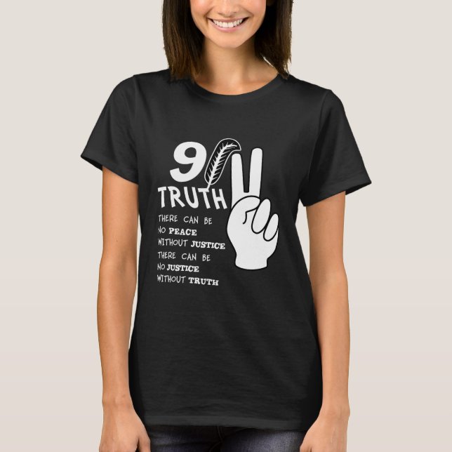 Camiseta Verdade 911 nenhuma paz sem justiça (Frente)