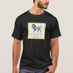 Camiseta Verdade Como Lion Inspirando Para Escritores Jorna