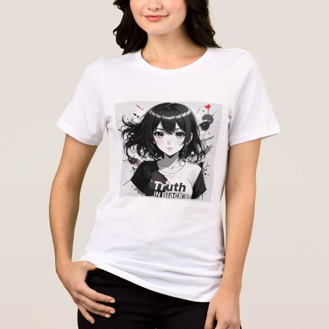 Camiseta Verdade em preto (Frente)