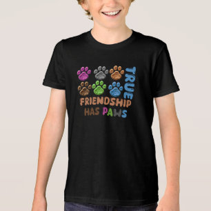 Camiseta Verdadeira Amizade Tem Patas