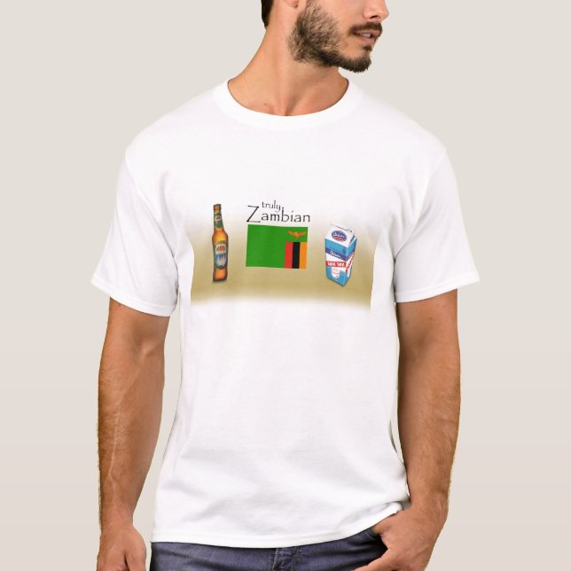 Camiseta Verdadeiramente zambiano (Frente)