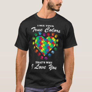 Camiseta Verdadeiras Cores do Coração, Quebra-cabeça Legal