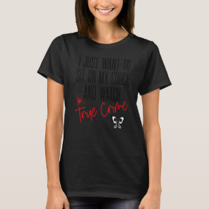 Camiseta Verdadeiro Crime Introduvert Serial Killer Fan But
