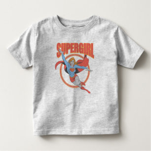 Camiseta Verdadeiro Gráfico Voador da Supermenina Vintage