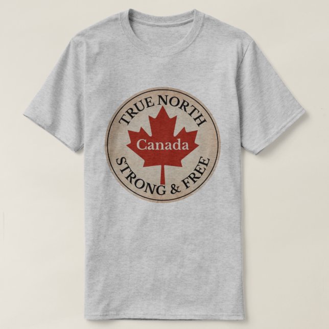 Camiseta Verdadeiro Norte Forte e Livre (Frente do Design)