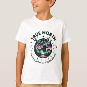Camiseta Verdadeiro norte Vbs 2025 Cristão Confiar em Jesus