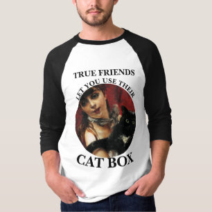 CAMISETA VERDADEIROS AMIGOS PERMITEM QUE VOCÊ USE A CAIXA D