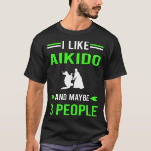 Camiseta Verde 3 Pessoas Aikido