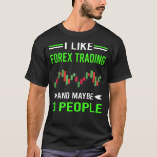 Camiseta Verde 3 Pessoas Negociação Forex Trader