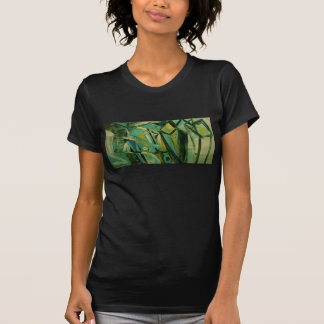 Camiseta Verde Abstrato
